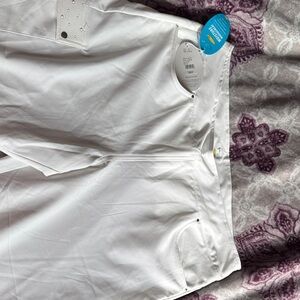 White Women Golf Capri Greg Norman XXL